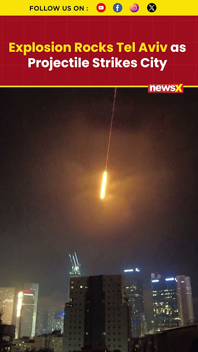 Iran Israel War: Tel Aviv Hit by Iranian Missile | Sirens Sound as Explosions Rock Israel