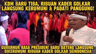 🔴 GOVERNOR WITH THE VIBE OF A PRESIDENT! KDM Just Arrived, Thousands of Golkar Cadres From Across...