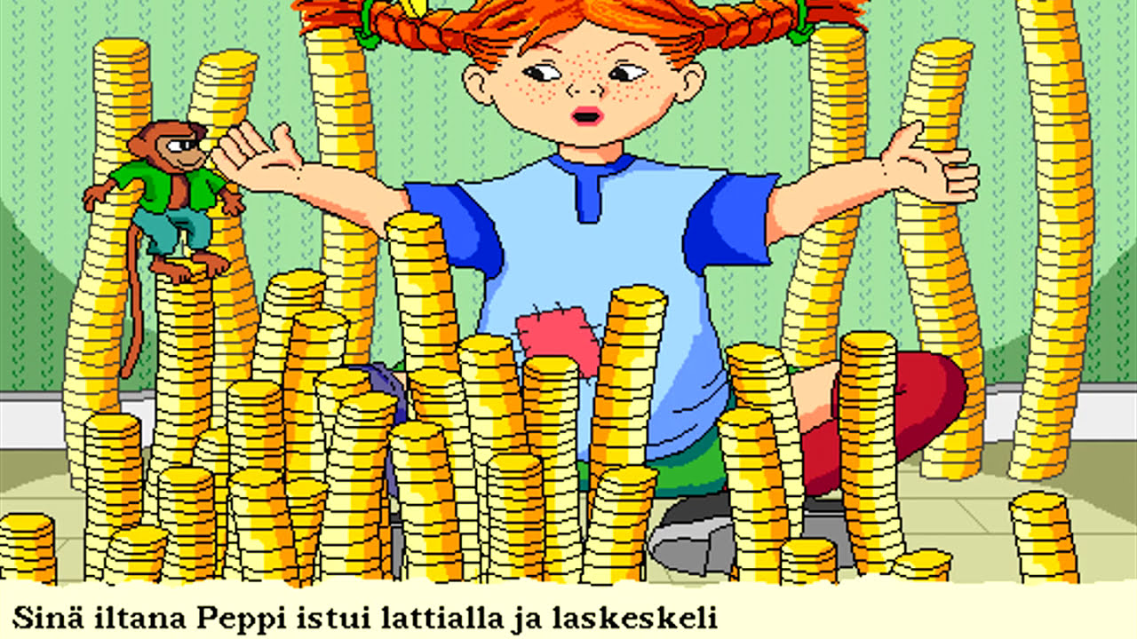 Peppi Pitkätossu Tarina 📖  - Suomalainen Videopeli