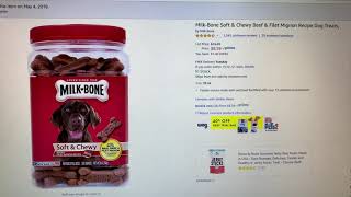 Milk-bone soft & chewy beef filet mignon recipe dog treats — video 1
-
