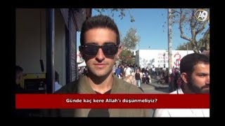Günde Kaç Kere Allahı Düşünmeliyiz?