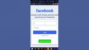 How to Create Facebook Login Page in HTML and CSS