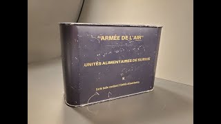 1976 French Air Force Survival Ration Vintage 24 Hour MRE Review Meal Ready to Eat Tasting Test