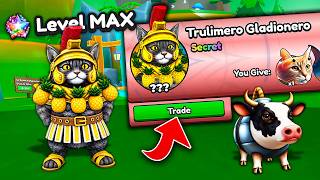 Unlocking Max Level Trulimero Gladionero In Brainrot Evolution Roblox