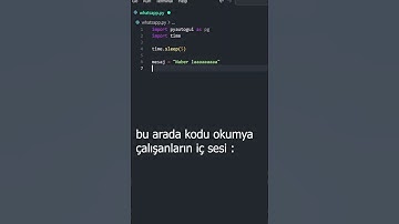 Python ile WhatsApp botu eğlenceli edit #kesfet