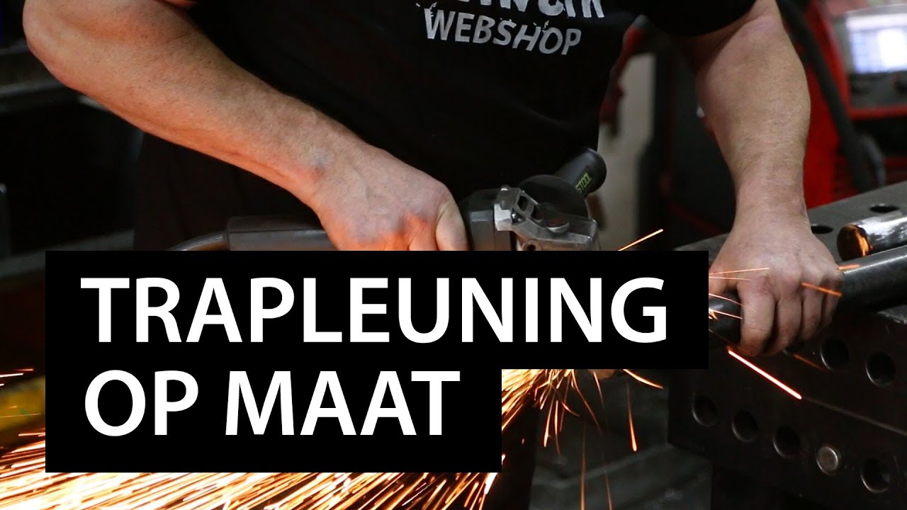 Hoe wordt een stalen trapleuning gemaakt?