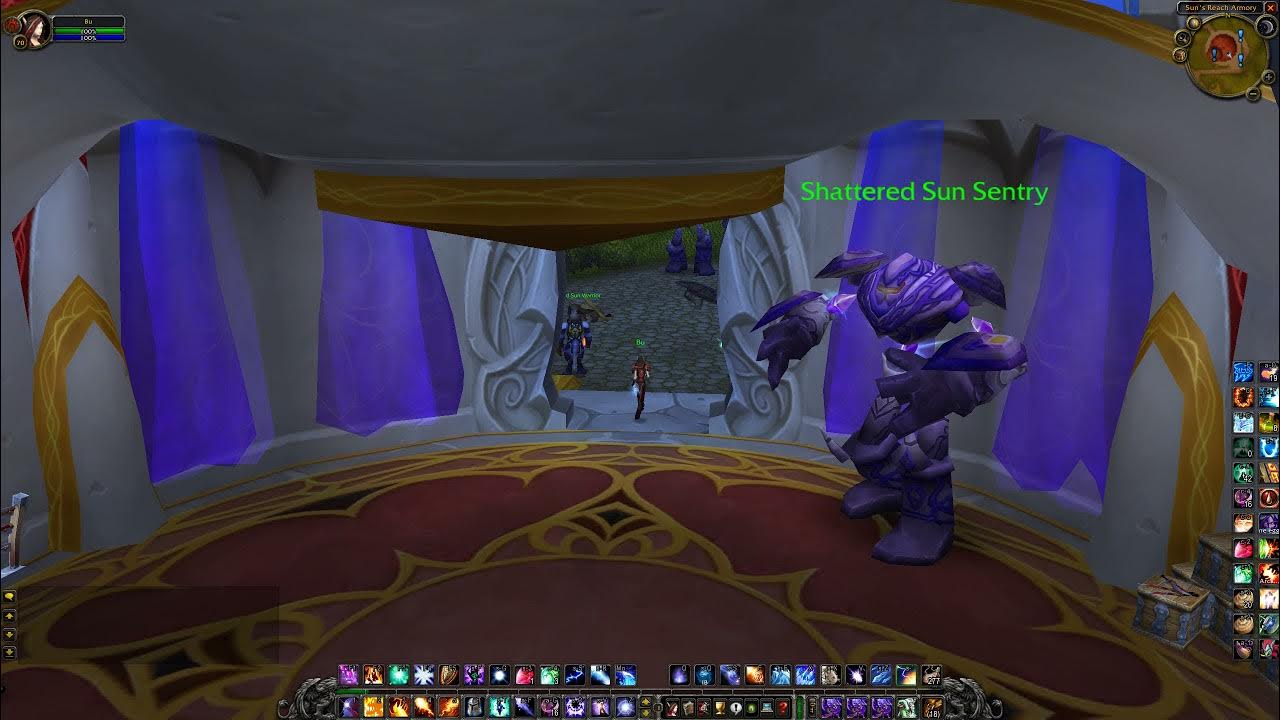 Isle of Quel'Danas Badge of Justice Vendor Location, WoW TBC YouTube