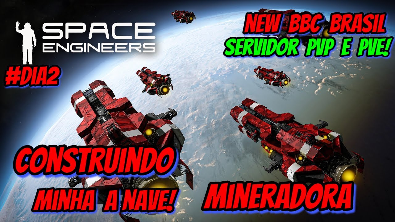 construindo minha primeira nave | em space engineers (NEW BBC BRASIL) # ...