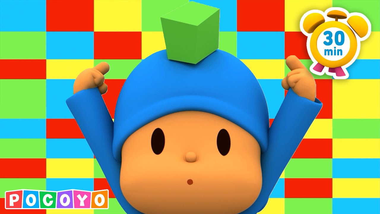 🎨🦓 Leer Kleuren en Dieren met Pocoyo! [ 30 min ] Pocoyo 🇳🇱 Nederland | Leuke tekenfilm voor kind