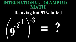 Easy But Tricky Exponential Problem | Math Olympiad