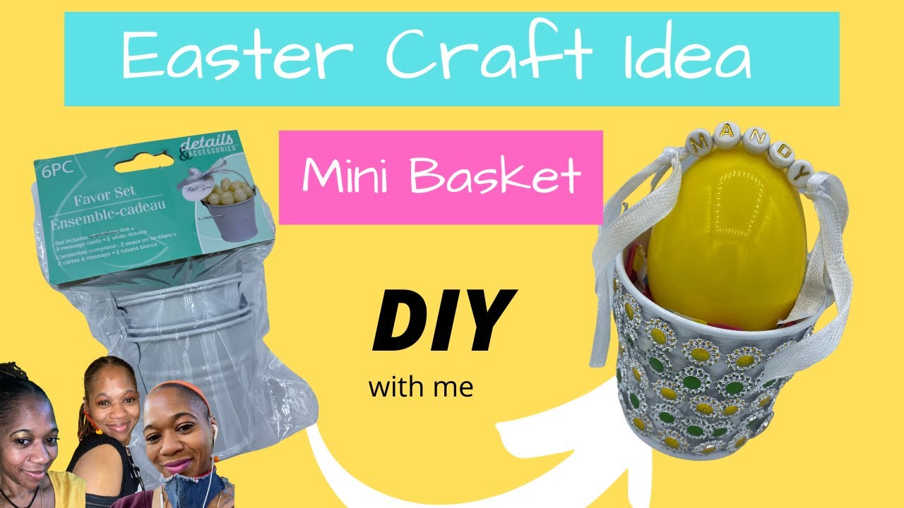 Easter Craft Idea/Mini Easter Basket/Happy Easter Crafts/Easy Spring ...