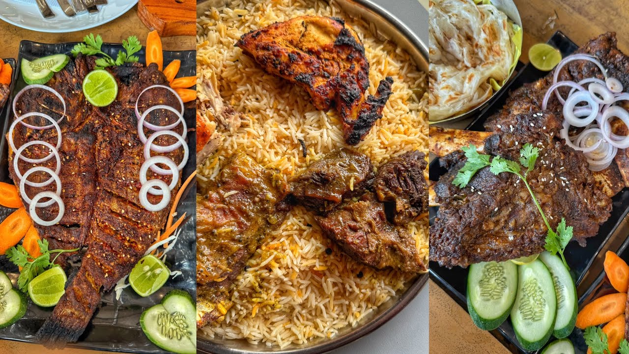 💢പോത്തുംകാലും പോത്തിന്റ വാരിയെല്ലും മട്ടനും മീനും ചിക്കനും മന്തിയും കൂടി 4 ആളെ ഫുഡ് ഒരു നേരം‼️