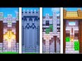 How To Build Castle Walls in Minecraft