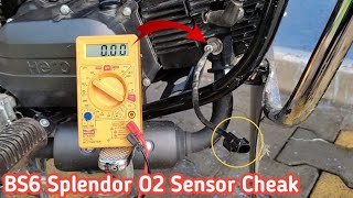 BS6 Splendor Thermal & O2 Sensor Explain Part 2 | Sensor Check with Multimeter 😱