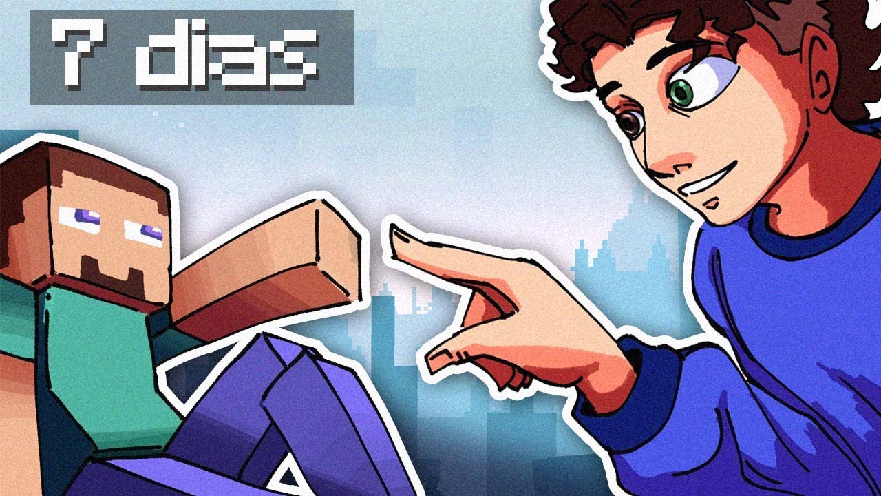 RECRIEI o Minecraft em 7 dias SEM saber programar