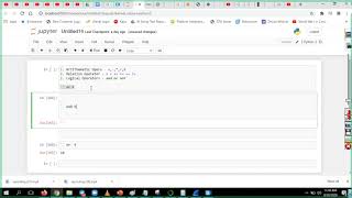 Python Aug 15 - Operrators Part 2 - Aug 30 -