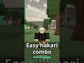 Easy Hakari Combos For Beginners #jjs #roblox #tutorial