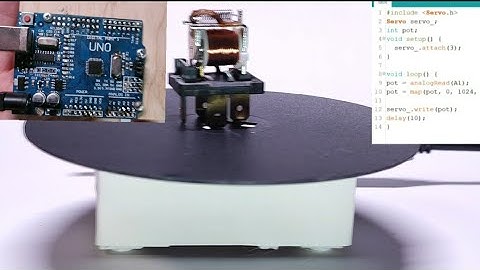 Поворотный столик на arduino