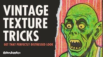 How to Add Texture to Your Retro Art