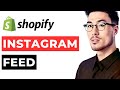 How to add instagram feed to shopify