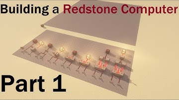 Building A Redstone Computer Part 1: The introduction