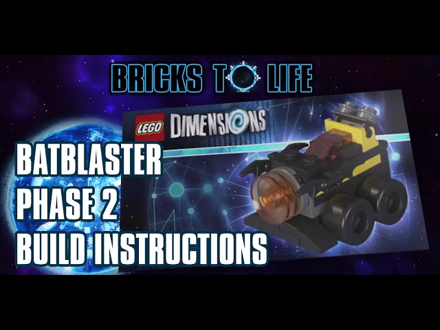 Batblaster Batmobile Phase 2 Instructions - Lego - YouTube