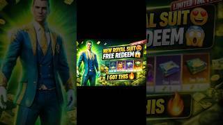 NEW EMERALD CAPTAIN SET 🔥 FREE REDEEM PUBG MOBILE #viral #shorts #pubgmobile