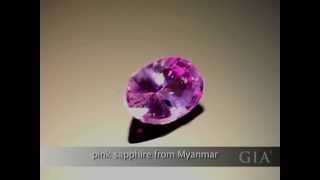Pink Sapphire From Sri Lanka, by GIA