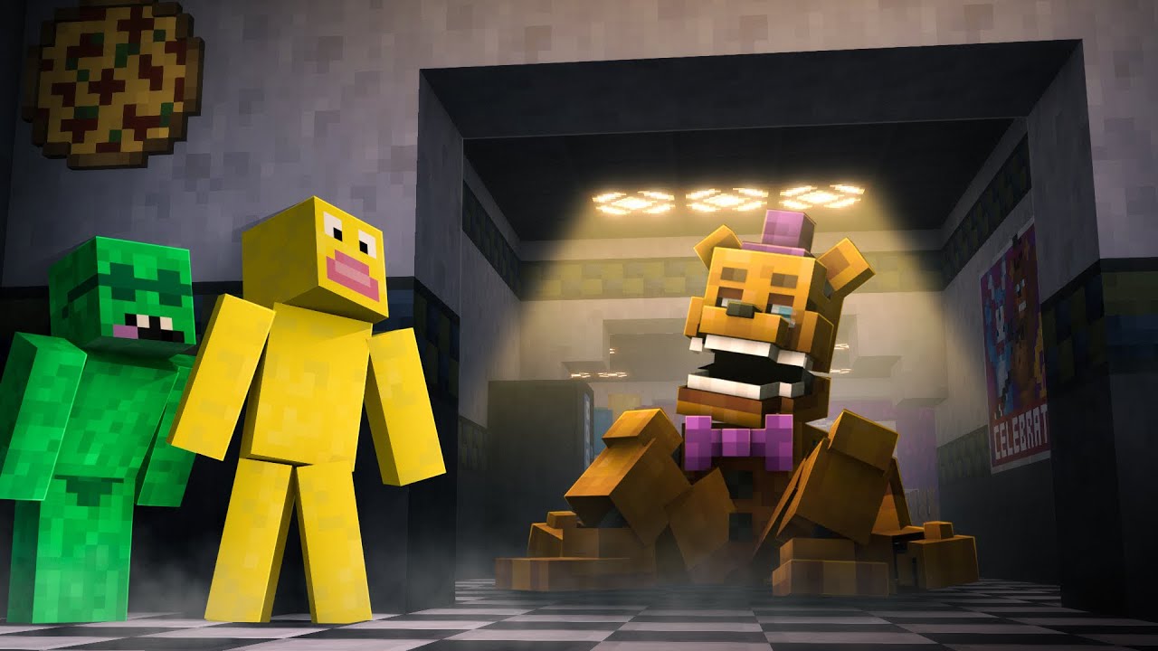 We Played a FNAF MOD in Minecraft