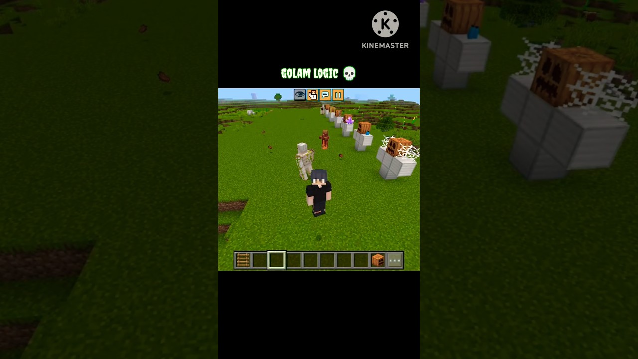 Minecraft golem logic.💀 