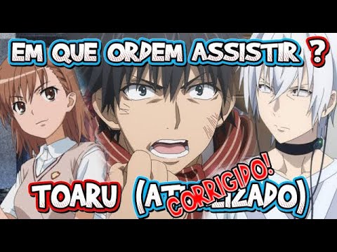 Sem enrolação, ordem cronologica #dicasdeanimes #animestiktok #curios