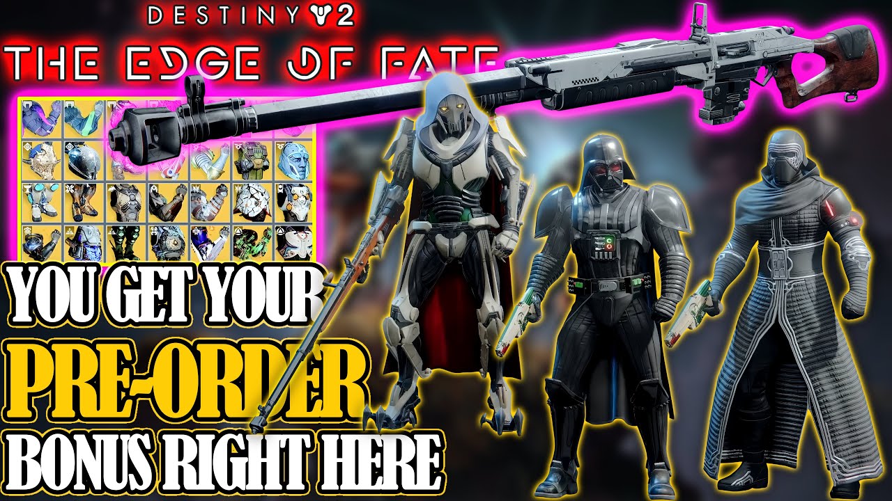 DESTINY 2: Claim Pre-Order Bonus & How To Use The NEW ADA-1 Exotic Focusing (The Edge Of Fate)