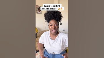If God set boundaries, what makes you think that you don’t have to? #christian #wholesoul #shorts