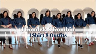 Trendyolmilla Denim Gömlek Ile Günlükten Şıklığa 8 Kombin
