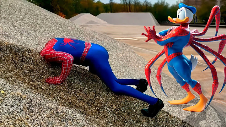 Spiderman and the Evil Spider Duck - Superhero Story