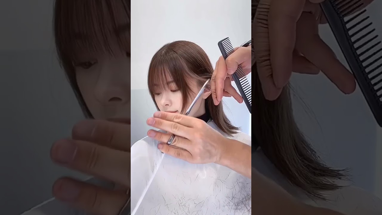 new short barbie doll hair cut 