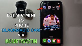 How to Connect DJI Mic Mini to iPhone using  BlackMagic Camera Application via Bluetooth "Wireless" screenshot 4