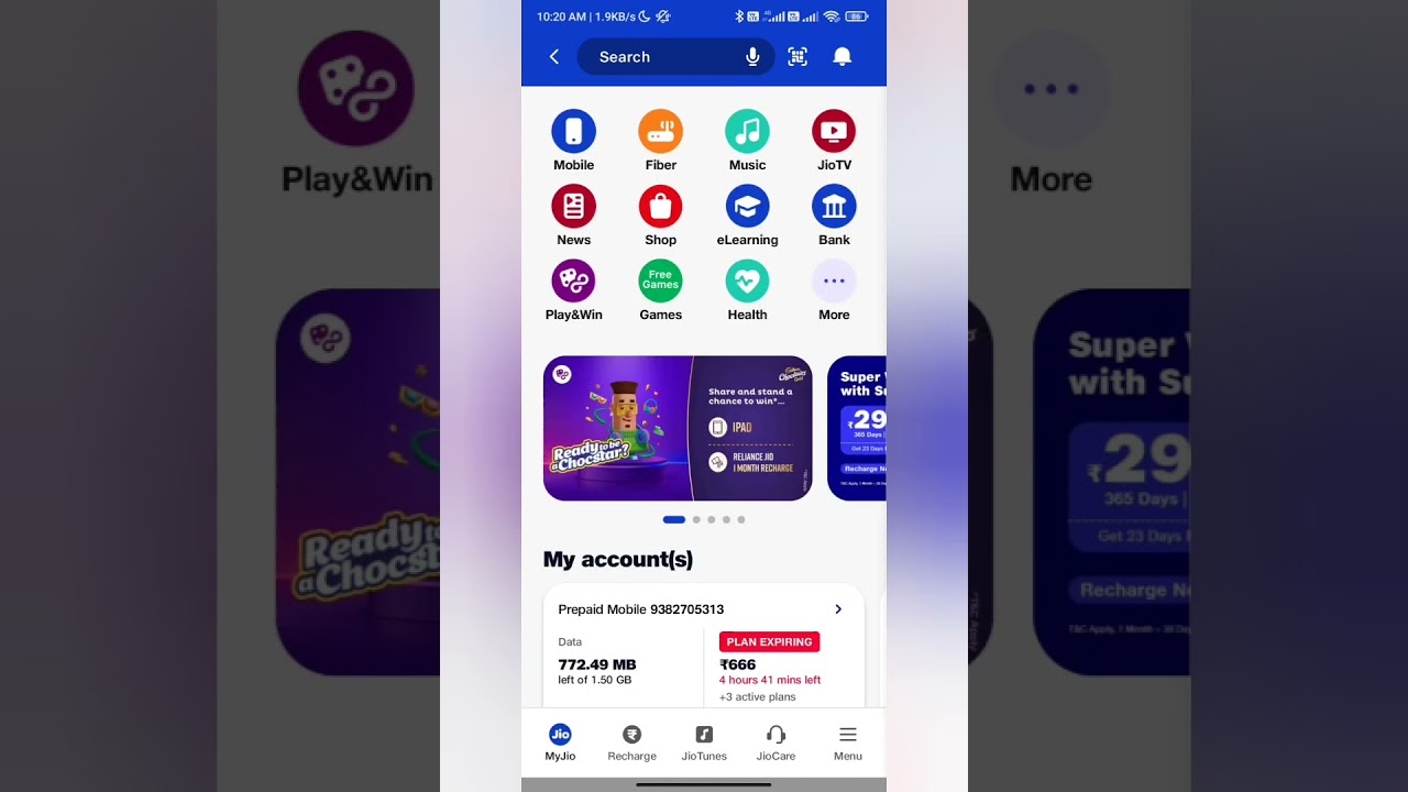 Check whether your jio number is linked with another phone