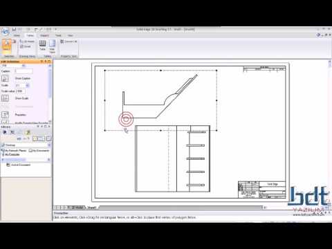 Solid Edge 2D Drafting Parametrik 2D 6 Bölüm