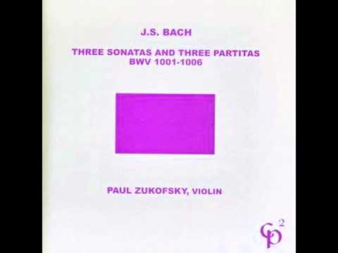 J.S. BACH - SONATA #3 IN C MAJOR, BWV 1005 Allegro assai