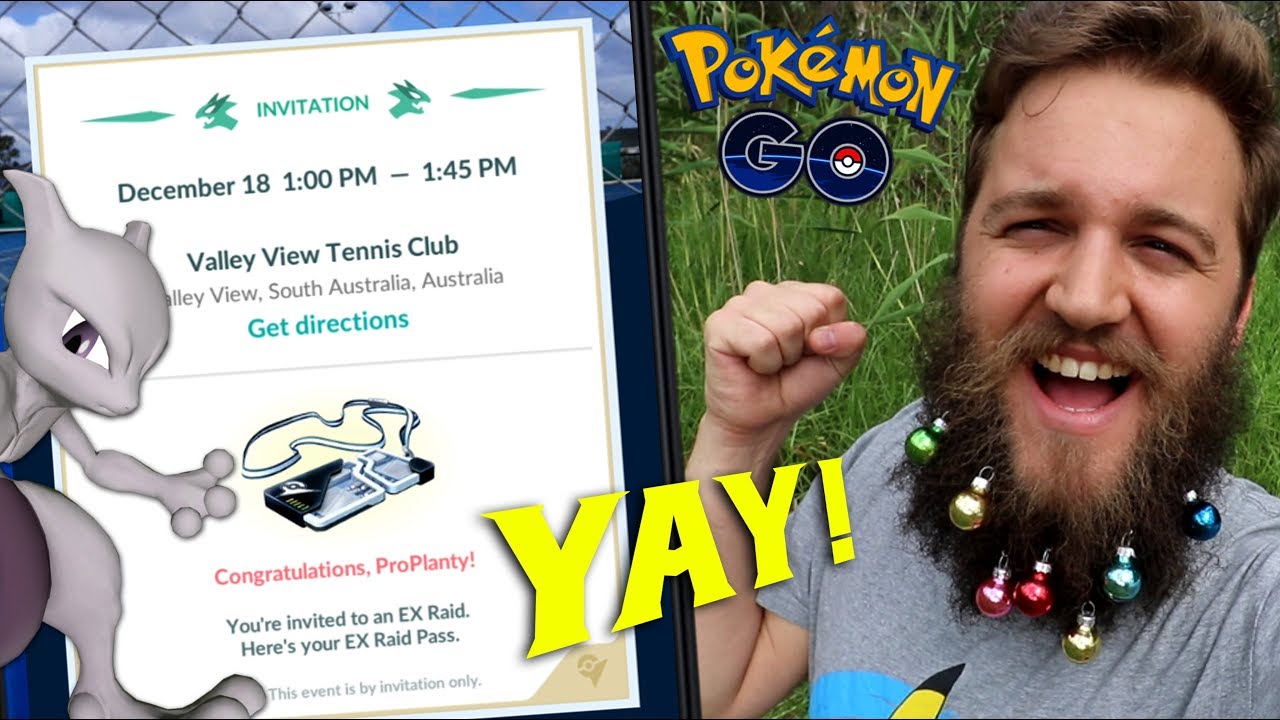 I GOT MY FIRST EX RAID INVITE + EX RAID ON CHRISTMAS?! (POKEMON GO)
