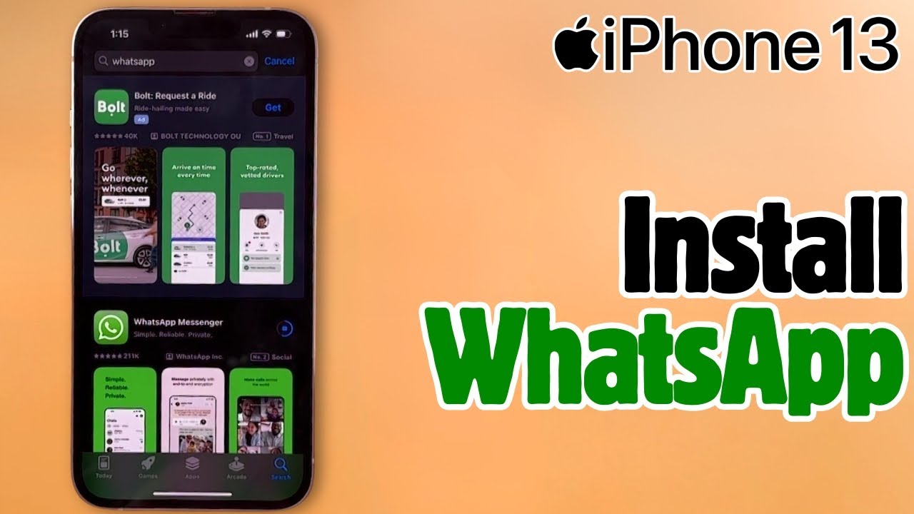 How to Install WhatsApp on iPhone 13 - Complete Guide - YouTube