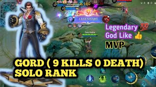 GORD [ SOLO RANK ] | MVP BEST BUILD | MLBB screenshot 2