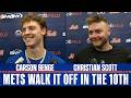 Carson Benge and Christian Scott on Mets 'indescribable' walk-off win vs. Tigers