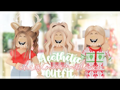 Aesthetic Christmas Roblox Outfits With Codes And Links Iirees Roblox Outfits Youtube - aesthetic roblox family gfx codes