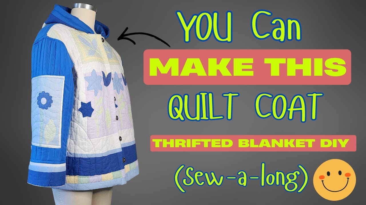 Вы можете сшить такое пальто из лоскутков // Сшить пальто своими руками из купленных в секонд-хен...
