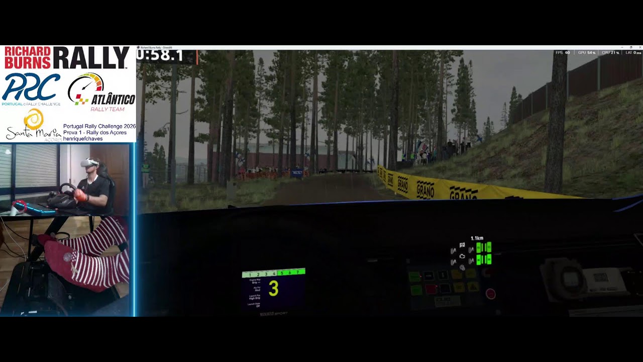 [RBR/RSF] 2026 PRC Prova 1 - Rally dos Açores LEG1 (Clio Rally3 Onboard ...