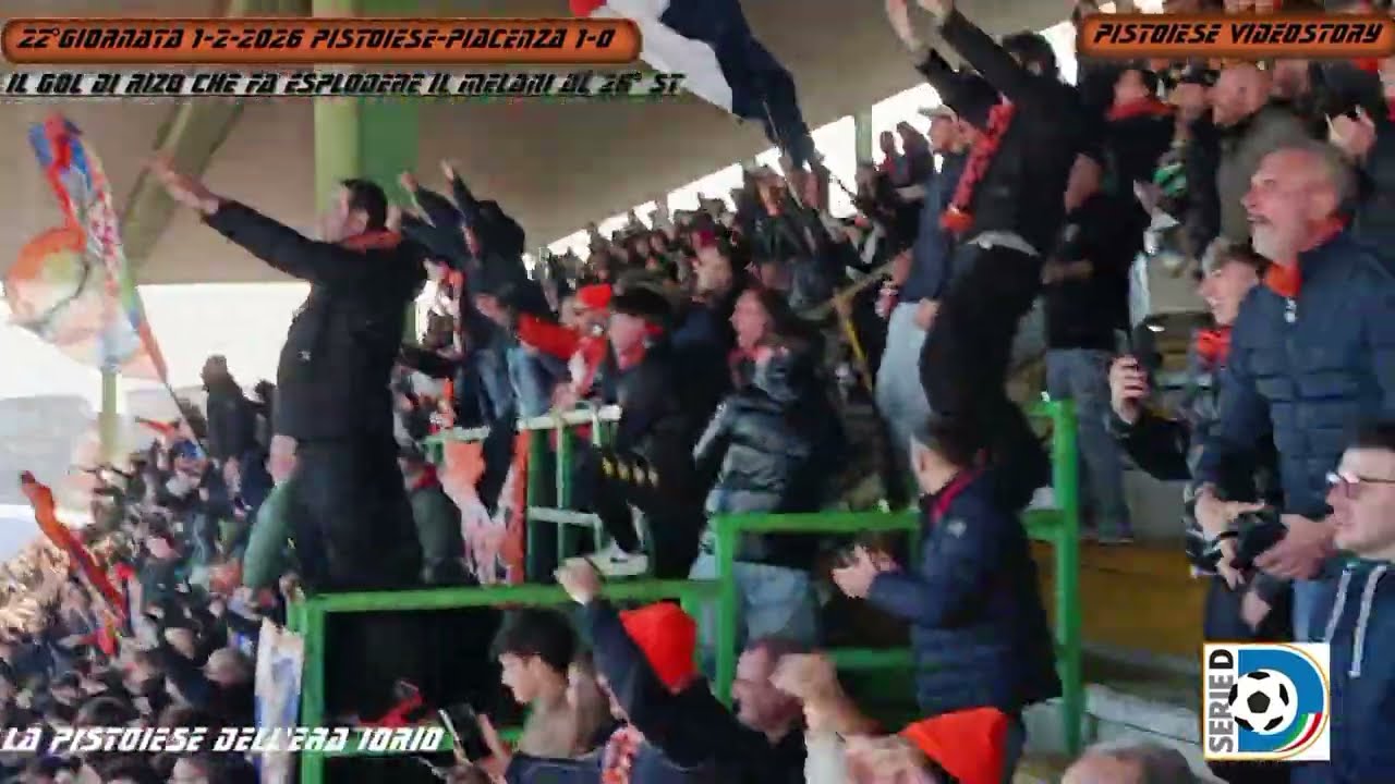 Pistoiese-Piacenza 1-0 Rizq fa esplodere la Nord
