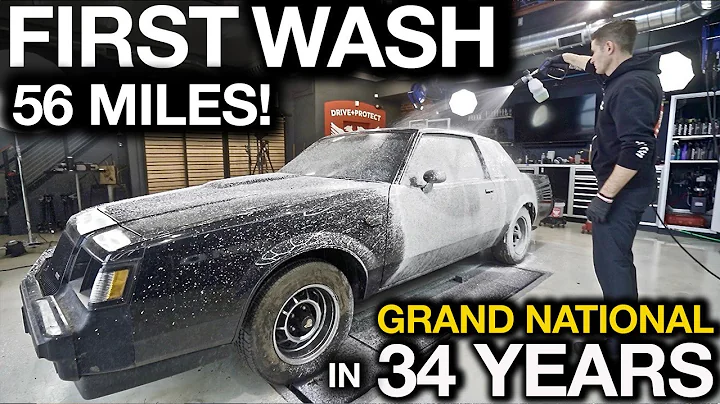 First Wash in 34 Years. 56 Miles! Barn Find Buick ...
