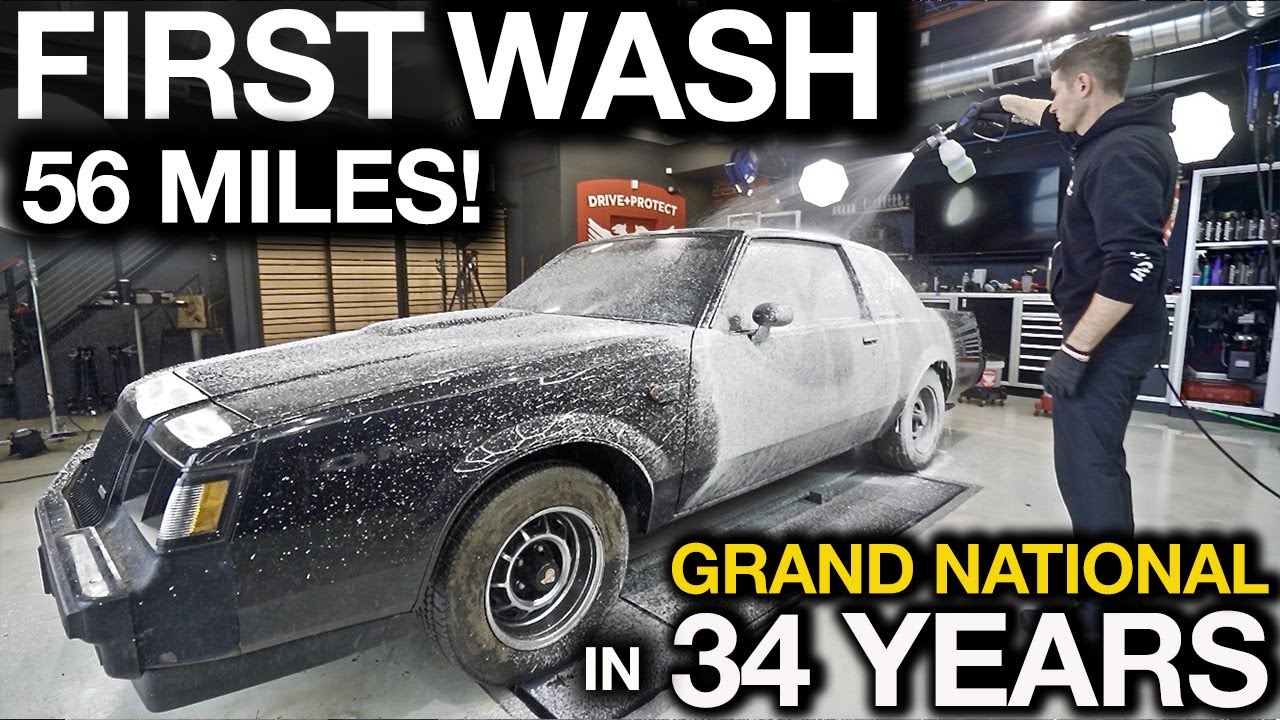 First Wash in 34 Years. 56 Miles! Barn Find Buick Grand National